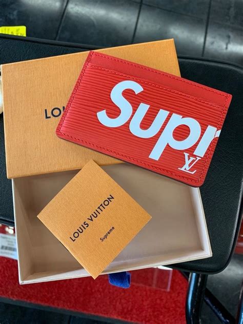 louis vuitton supreme card holder replica|buy louis vuitton x supreme.